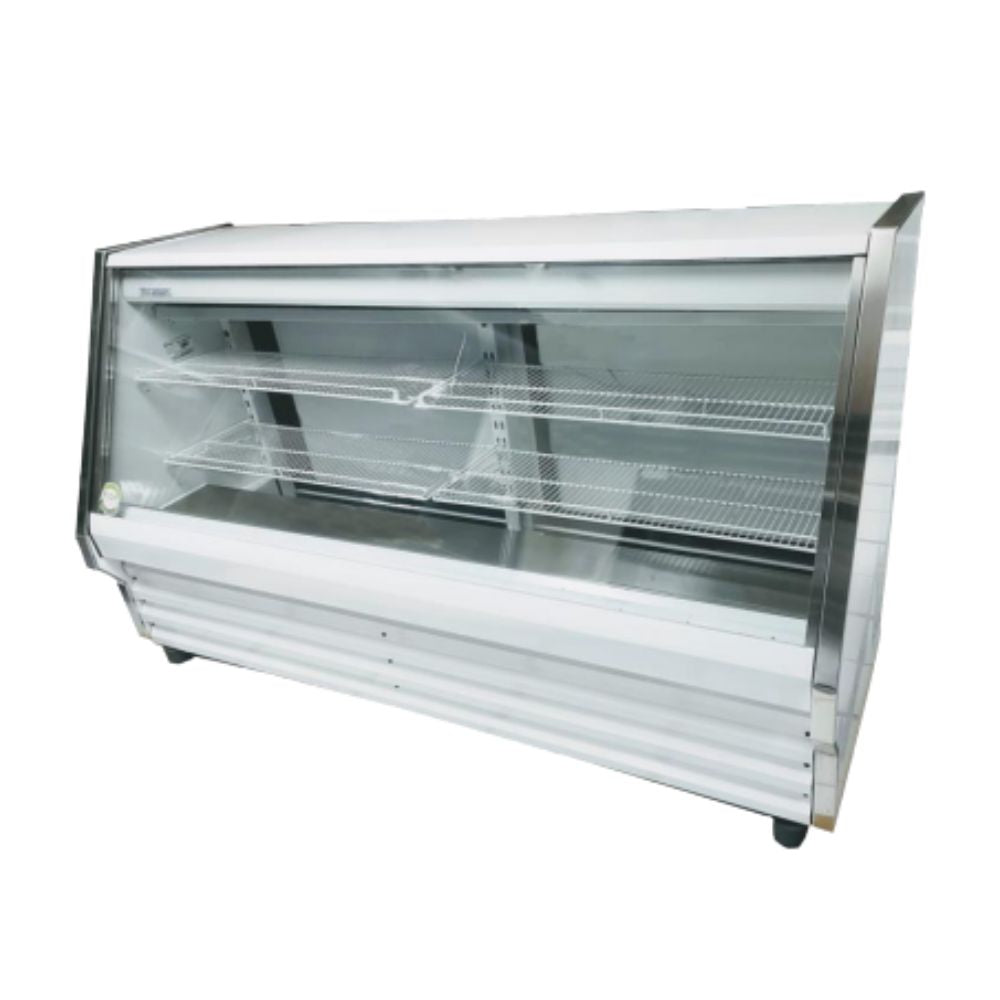 Masser RHNL 1000 P Vitrina Refrigerada Cristal Plano Cubierta Acero Inoxidable - Vitrinas Refrigeradas - Masser - KitchenMax Store