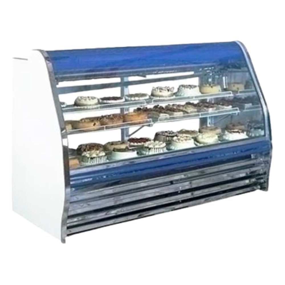 Masser RHNVC 2000 Vitrina Refrigerada Cristal Curvo - Vitrinas Refrigeradas - Masser - KitchenMax Store