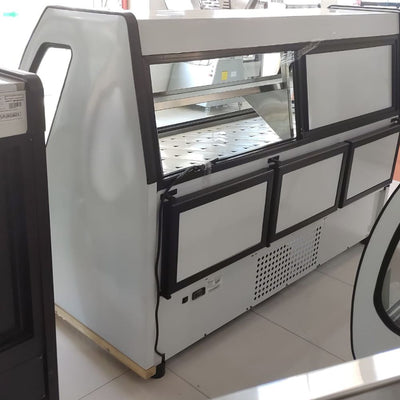 Masser RHNVCA 1500 AI Vitrina Refrigerada Cristal Curvo - Vitrinas Refrigeradas - Masser - KitchenMax Store