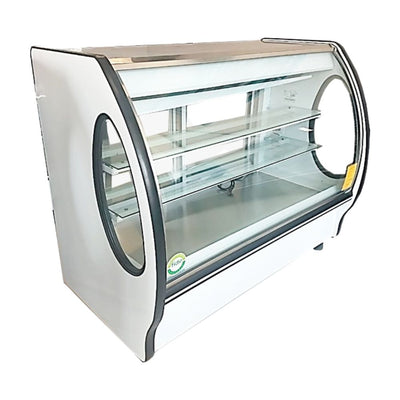 Masser RHNVCT 1000 ECR Vitrina Refrigerada Cristal Curvo - Vitrinas Refrigeradas - Masser - KitchenMax Store