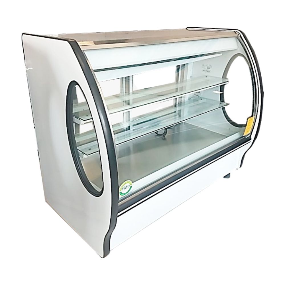 Masser RHNVCT 2000 ECR Vitrina Refrigerada Cristal Curvo - Vitrinas Refrigeradas - Masser - KitchenMax Store