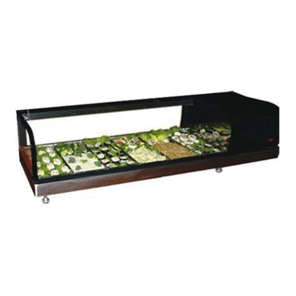 Masser RHNVSH 2000 Vitrina Refrigerada 8 Insertos Cristal Curvo - Vitrinas Refrigeradas - Masser - KitchenMax Store