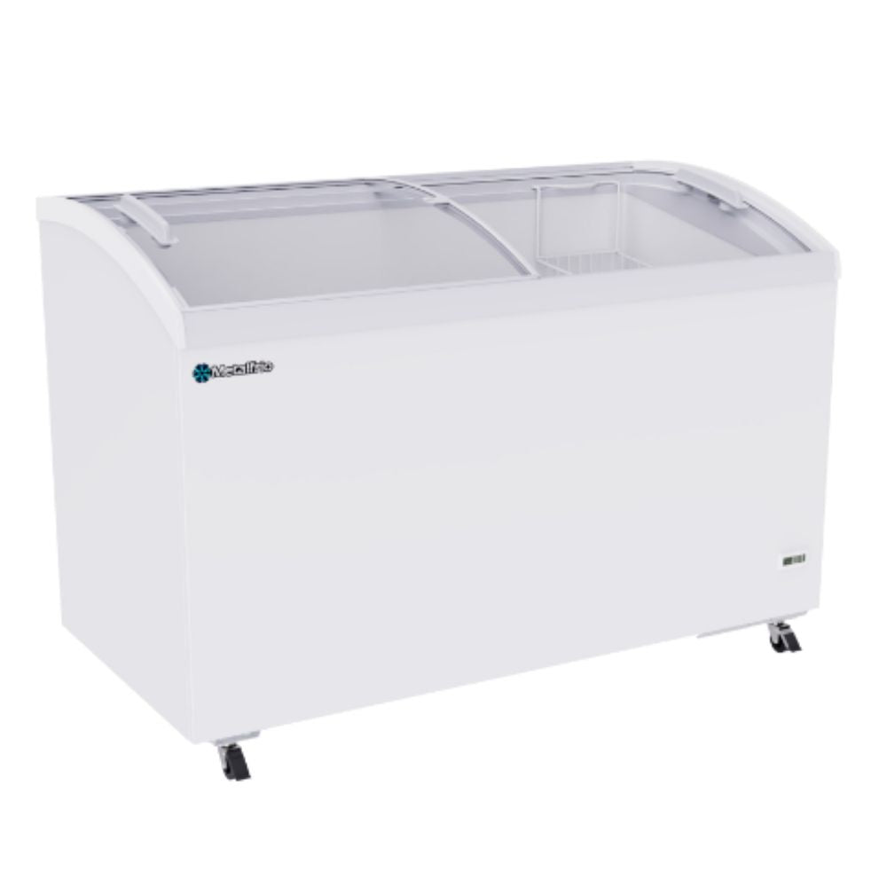 Metalfrio CHC400 Congelador Horizontal 2 Puertas Cristal Curvo Corredizas -  - Metalfrio - KitchenMax Store