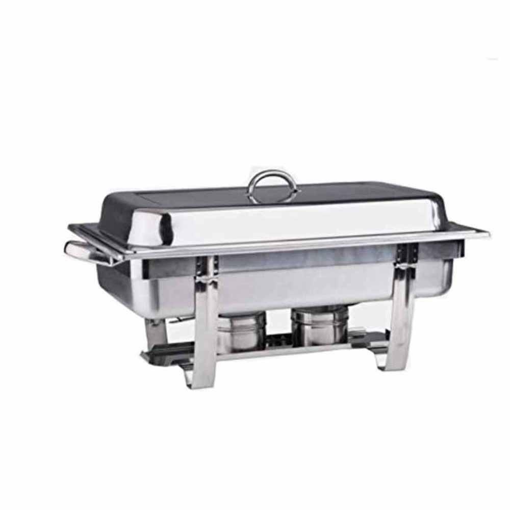 Migsa 431-2 Chafer Rectangular 9 Litros - 0.31 Pies Acero Inoxidable - Chafer - Migsa - KitchenMax Store