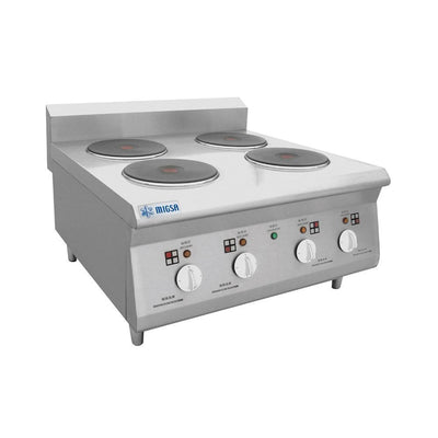 Migsa Bn600-E603 Parrilla Eléctrica 4 Platos Calientes Acero Inoxidable 220 V - Estufas - Migsa - KitchenMax Store