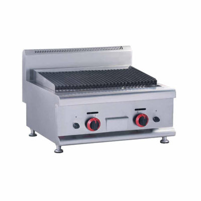 Migsa Hgl-607 Asador Frente 65 cm Gas 4 Controles Acero Inoxidable Gris - Asadores / Grills - Migsa - KitchenMax Store