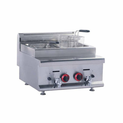 Migsa Hgr-608 Freidora Modular A Gas 2 Tinas 2 Canastillas 8 Lts. Acero Inoxidable - Freidores - Migsa - KitchenMax Store