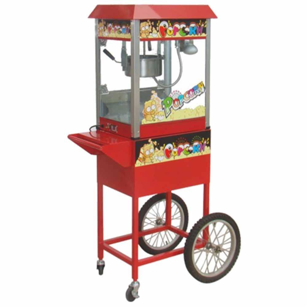 Migsa Hp-Bc-A Fábrica Palomitas Eléctrica Con Carro 8 Oz. 250 Gr. Luz Interior - Palomeras - Migsa - KitchenMax Store