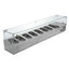 Migsa Rt-1800L Vitrina Refrigerada Ensaladas Pizzas Acero Inoxidable. 180 cm - 110 V - Vitrinas Refrigeradas - Migsa - KitchenMax Store