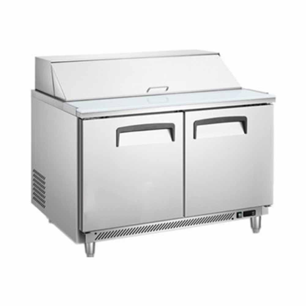 Migsa Scl-2 Mesa Fría 2 Puertas Acero Inoxidable - Mesa Fría - Migsa - KitchenMax Store