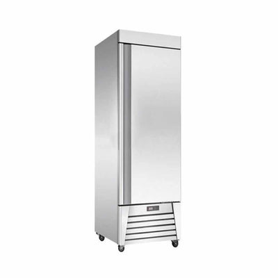 Migsa Ur-27C-1 Refrigerador Vertical con 1 Puerta Sólida abatible, 4 Parrillas y 23 Pies - 651.28 Litros de capacidad.  Acero Inoxidable Gris - Refrigeradores - Migsa - KitchenMax Store