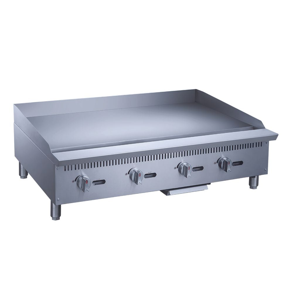 Migsa MGRG-48-MG Plancha Comercial Frente 122 cm Gas 4 Controles Acero Inoxidable -  - Migsa - KitchenMax Store