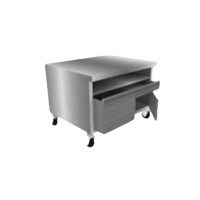 Pira Base para Horno Pira 50 Acero Inoxidable con Ruedas Cocina Profesional Restaurante Buffet Corte Carnes Pescado Pulpo Chef