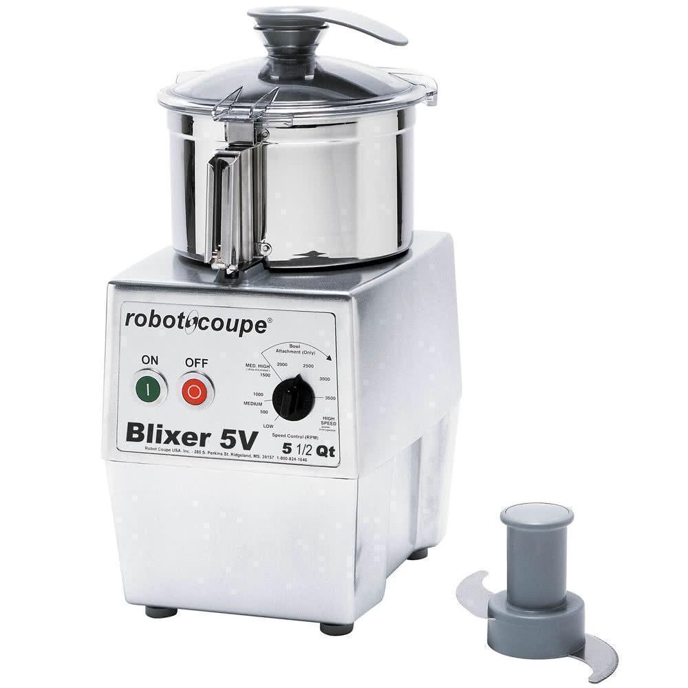 Robot Coupe BLIXER 5VV Procesador  Alimentos Monofásico Tazón Acero Inoxidable  5.5L 3 HP - Procesadores Alimentos / Ralladores / Cortadores - Robot Coupe - KitchenMax Store