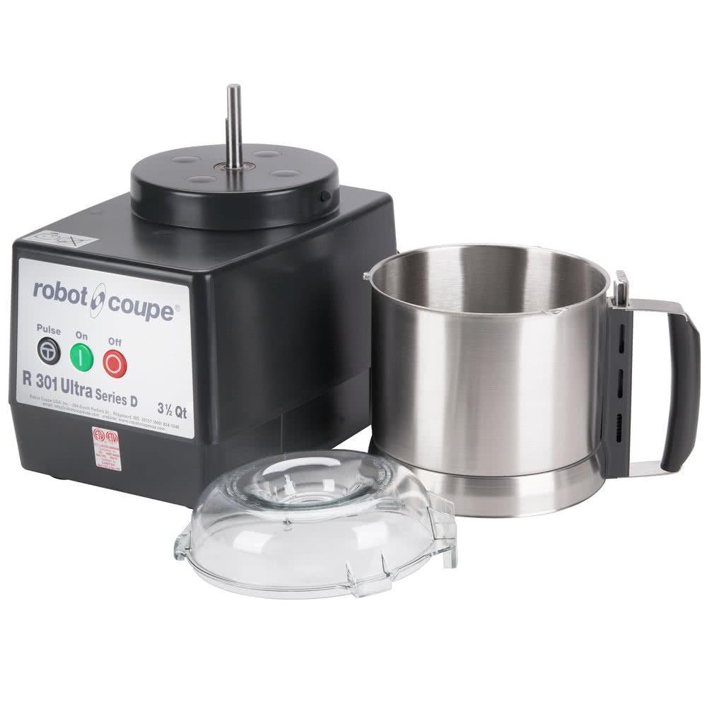 Robot Coupe R301 ULTRA B Procesador  Alimentos  3.5 Qt. 1.5 HP Tazón Acero inoxidable - Procesadores Alimentos / Ralladores / Cortadores - Robot Coupe - KitchenMax Store