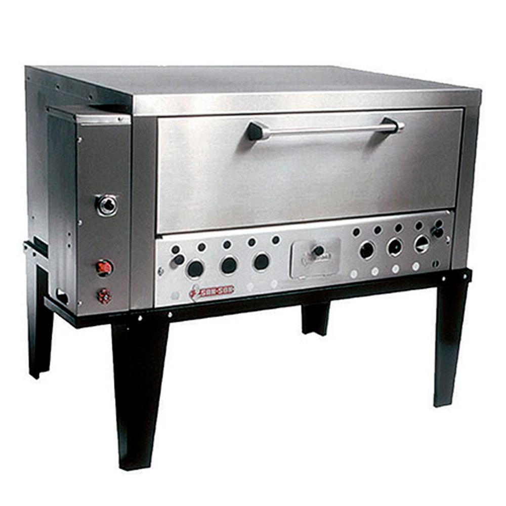 San-Son SANSON ZPRZ Horno Profesional Piso 2 Quemadores Piedra Refractaria - Hornos - San Son - KitchenMax Store