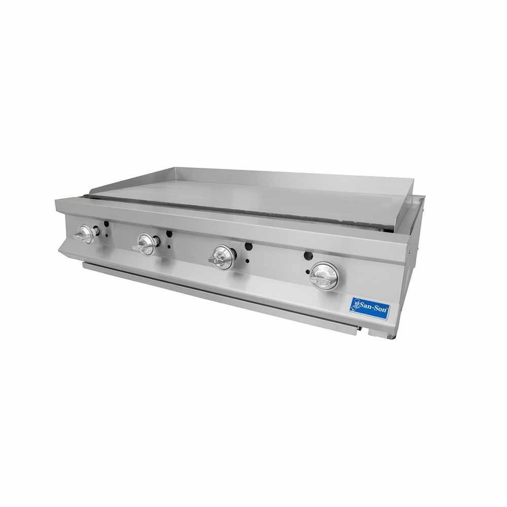 San-Son SSP48 Plancha Flotante Acero Inoxidable 4 Quemadores - Planchas - San Son - KitchenMax Store