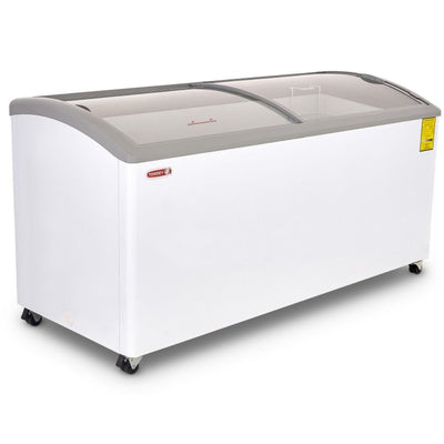 Torrey CHC-180CR CCCHC180002 Congelador Horizontal Cofre 2 Puertas Cristal Curvo Corredizas Cuerpo Esmaltado - Congeladores - Torrey - KitchenMax Store
