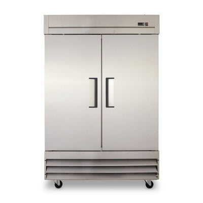 Torrey CVSA-47UI Congelador Reach-In Vertical 2 Puertas Solidas 6 Parrillas Acero Inoxidable - Congeladores Verticales - Torrey - KitchenMax Store