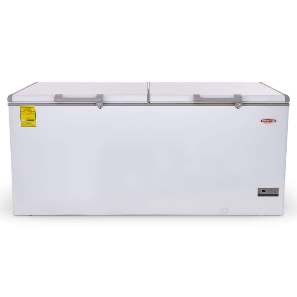 Torrey CHTC-255D CCCHS255023 Congelador Horizontal Cofre 2 Tapas Dual Acero Esmaltado - Congeladores - Torrey - KitchenMax Store