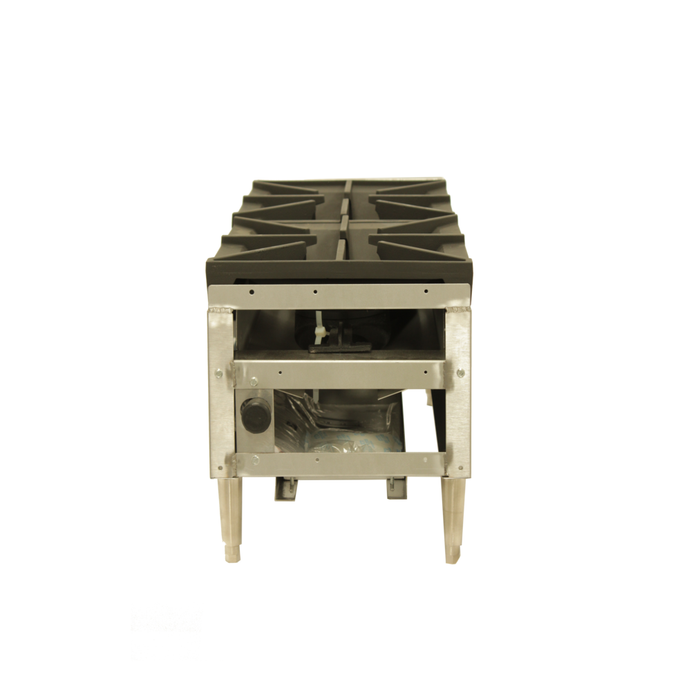 Vulcan by Hobart VCRH12 Parrilla Gas de 2 Quemadores de 12" - Parrillas - Vulcan - KitchenMax Store
