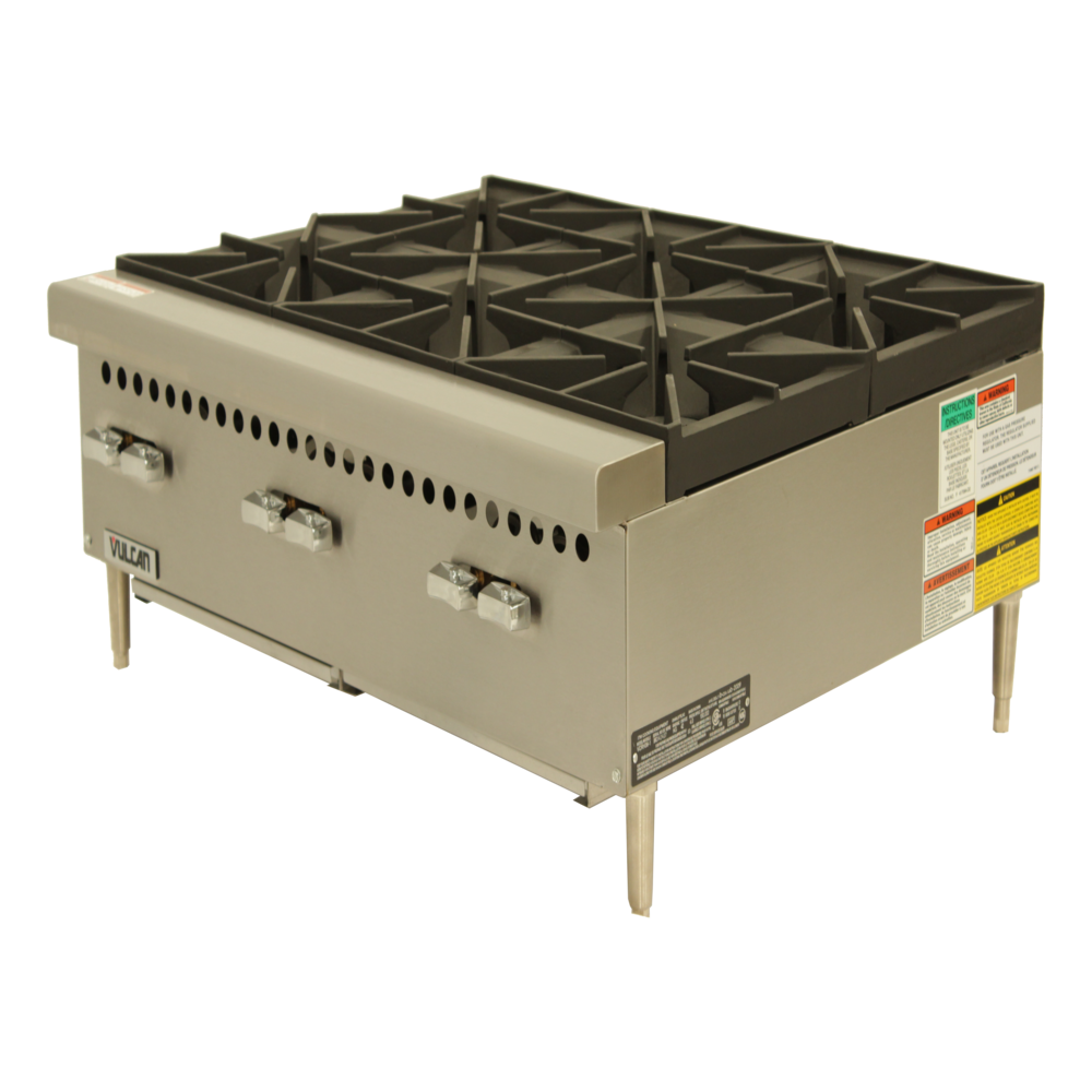 Vulcan by Hobart VCRH36 Parrilla Gas de 6 Quemadores de 36" - Parrillas - Vulcan - KitchenMax Store