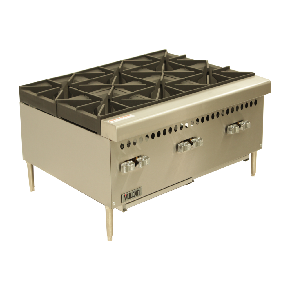 Vulcan by Hobart VCRH36 Parrilla Gas de 6 Quemadores de 36" - Parrillas - Vulcan - KitchenMax Store